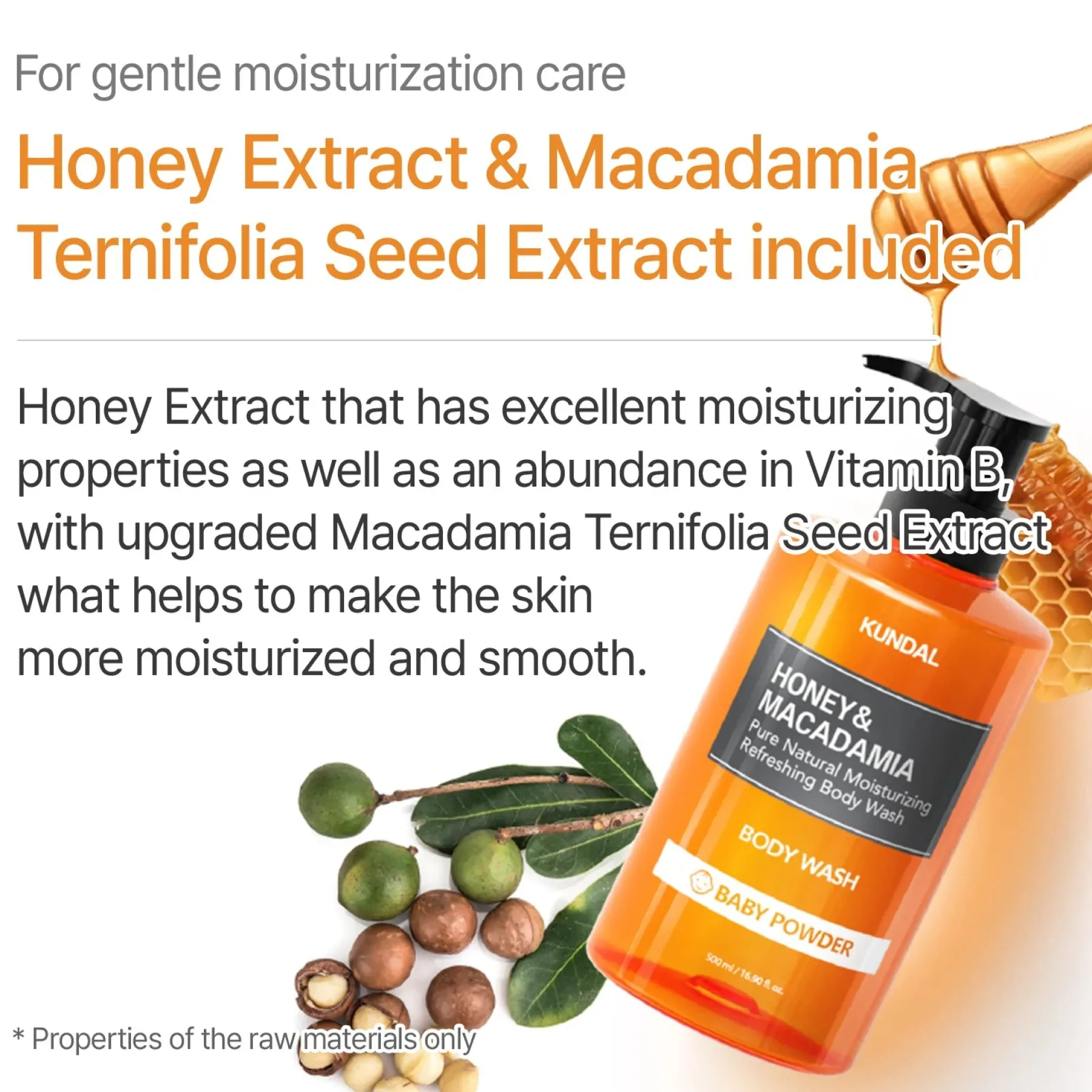 Sale Honey & Macadamia Pure Body Wash Cherry Blossom Alle Korean Skincare|Duschgel