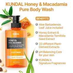 Sale Honey & Macadamia Pure Body Wash Cherry Blossom Alle Korean Skincare|Duschgel