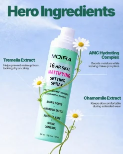Sale 16HR Seal Mattifying Setting Spray Fixier Spray|Setting Spray