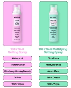 Sale 16HR Seal Mattifying Setting Spray Fixier Spray|Setting Spray