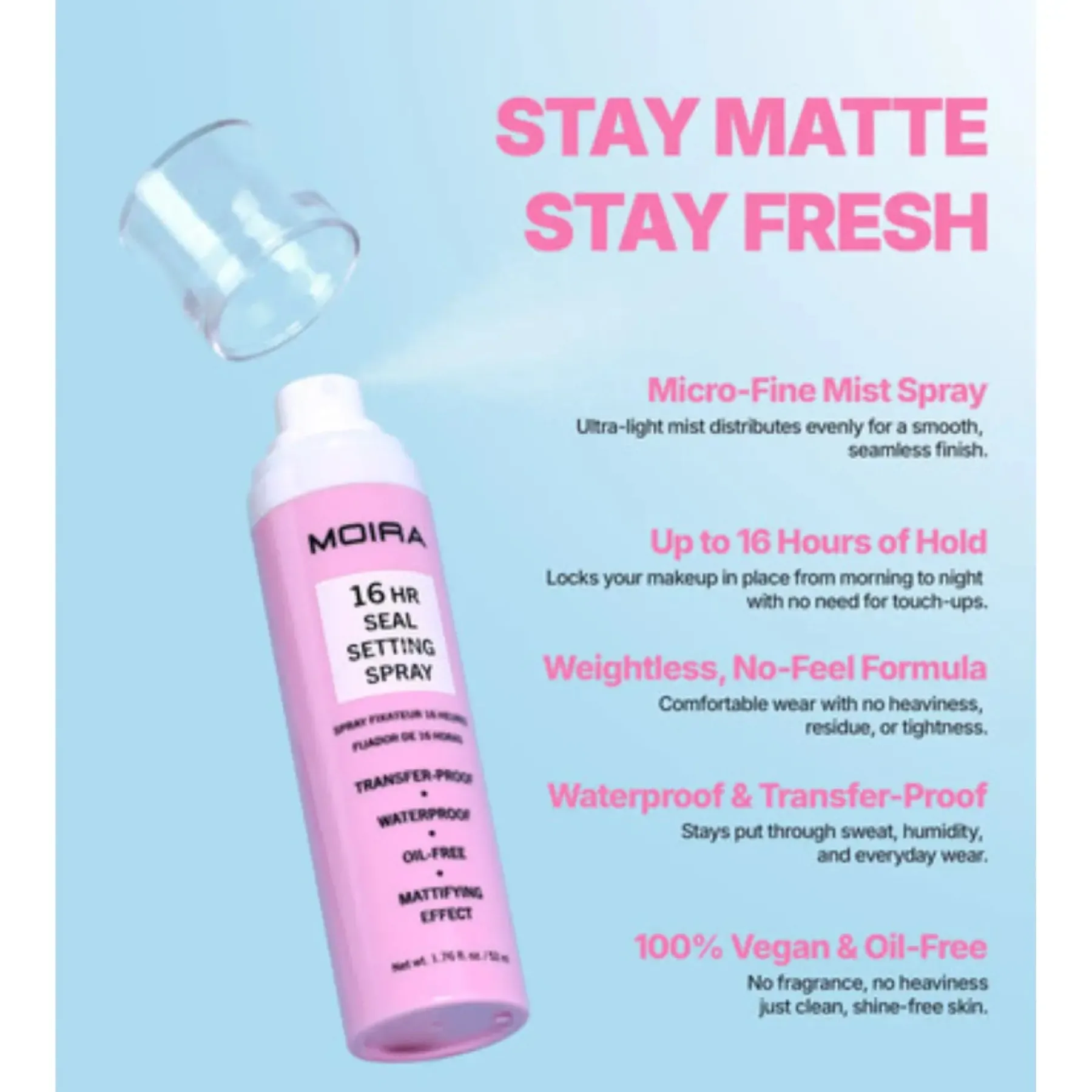 Outlet 16 HR Seal Setting Spray Fixier Spray|Setting Spray