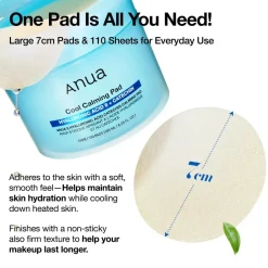 8 Hyaluronic Acid Catechin Calming Pad Hauptzutat|Toner Pads