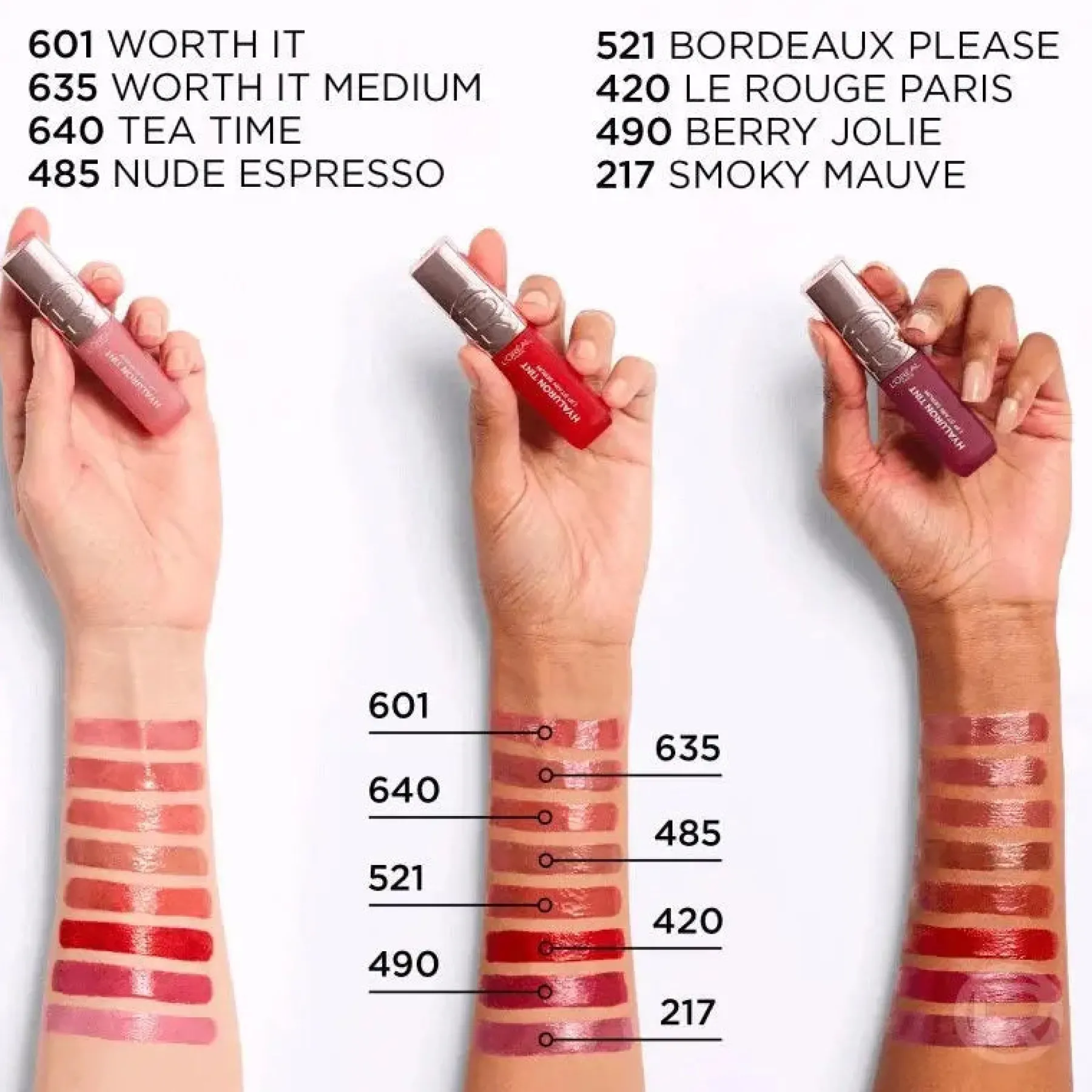 New Hyaluron Tint Lipstain 217 Smoky Mauve Flussiger Lippenstift|Lippenstift