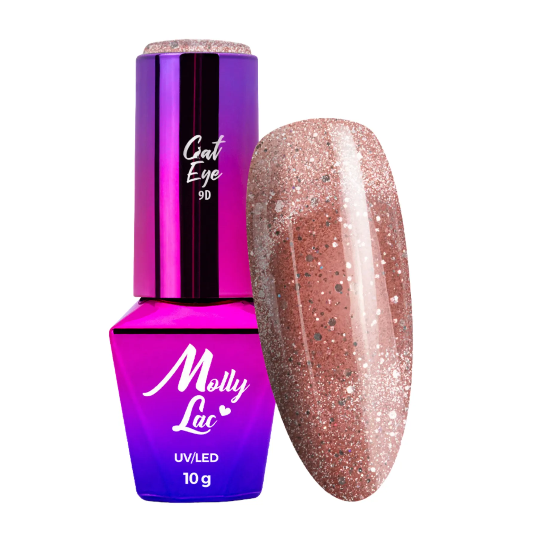 Sale Hybrid Gel Polish Cat Eye Foxy Eyes Radiant Brown Veganer Nagellack|Cat Eye Gellack