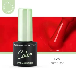 Outlet Hypoallergenic Hybrid UV/LED Gel Polish Traffic Red 178 Veganer Nagellack|Hema-Frei