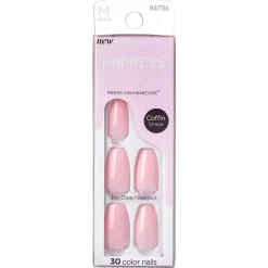 Discount Impress Color Coffin Pink Dream Künstliche Nägel