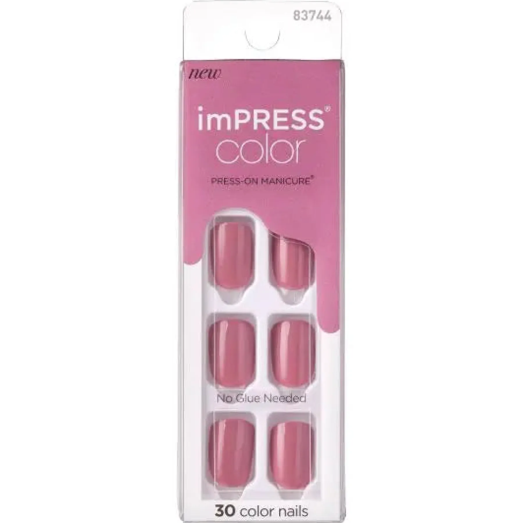 Outlet Impress Color Press-On Nails Petal Pink Künstliche Nägel