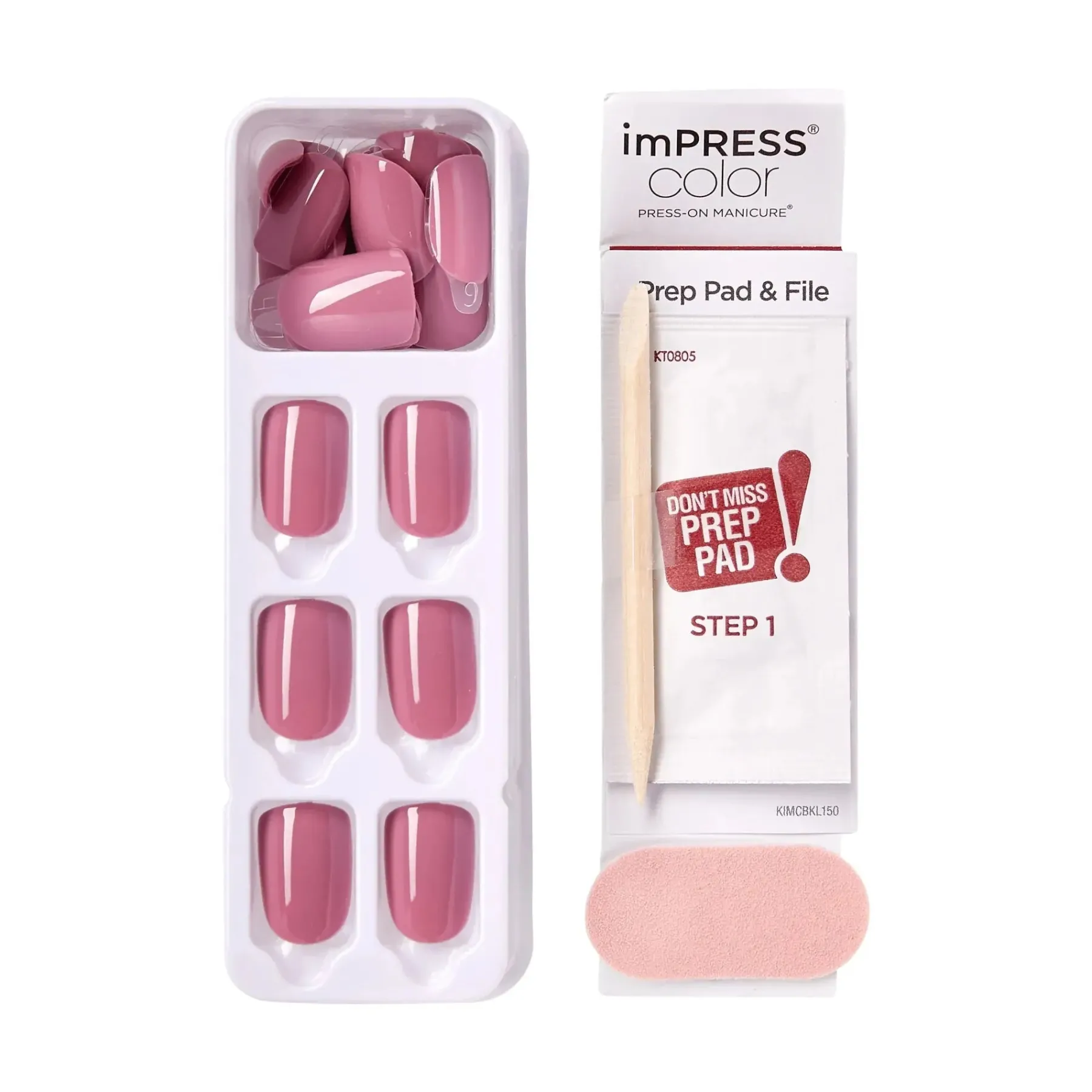 Outlet Impress Color Press-On Nails Petal Pink Künstliche Nägel