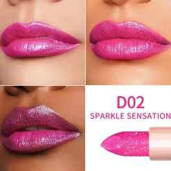 Infinity Moisture Shine Lipstick D02 Sparkle Sensation Lippenstift|Veganer Lippenstifte