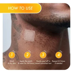 Hot Ingrown Hair Face and Neck Beard Patch Vegan Pflege|Hauptzutat