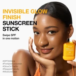Invisible Glow Finish Sunscreen Stick Vegan Pflege|Vegan Tanning
