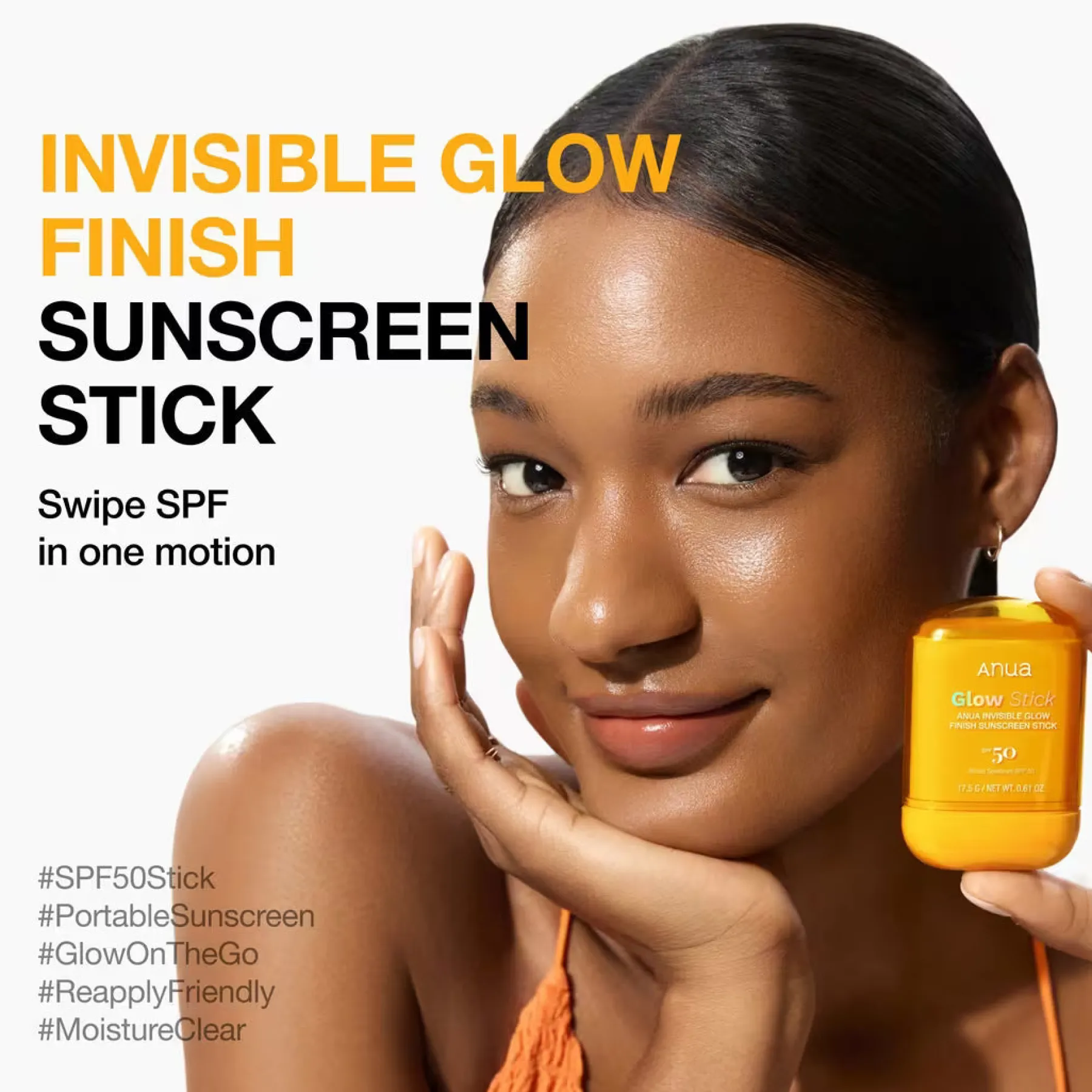 Invisible Glow Finish Sunscreen Stick Vegan Pflege|Vegan Tanning