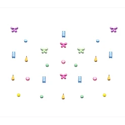 Online It's A Rainbow Bling Nail Sticker Veganer Nagellack|Nagelkunst