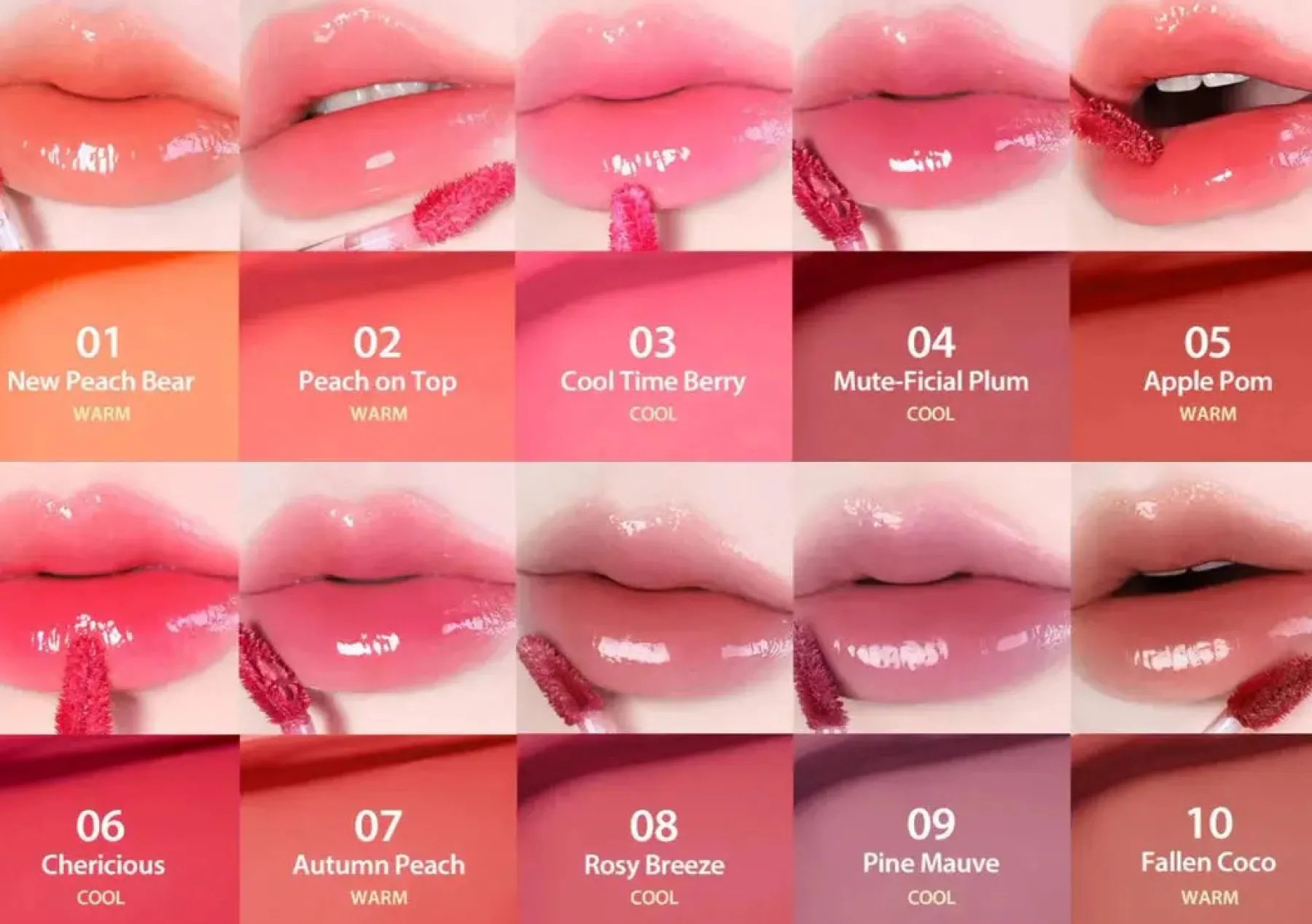 Hot Jelly Fit Tinted Glow Tint 08 Rosy Breeze Lipgloss|Veganer Lipgloss