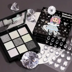 New Jewel Collection 04 Diamond Palette Lidschatten|Glitzer