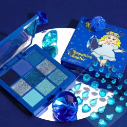 Online Jewel Collection 03 Sapphire Palette Lidschatten|Glitzer