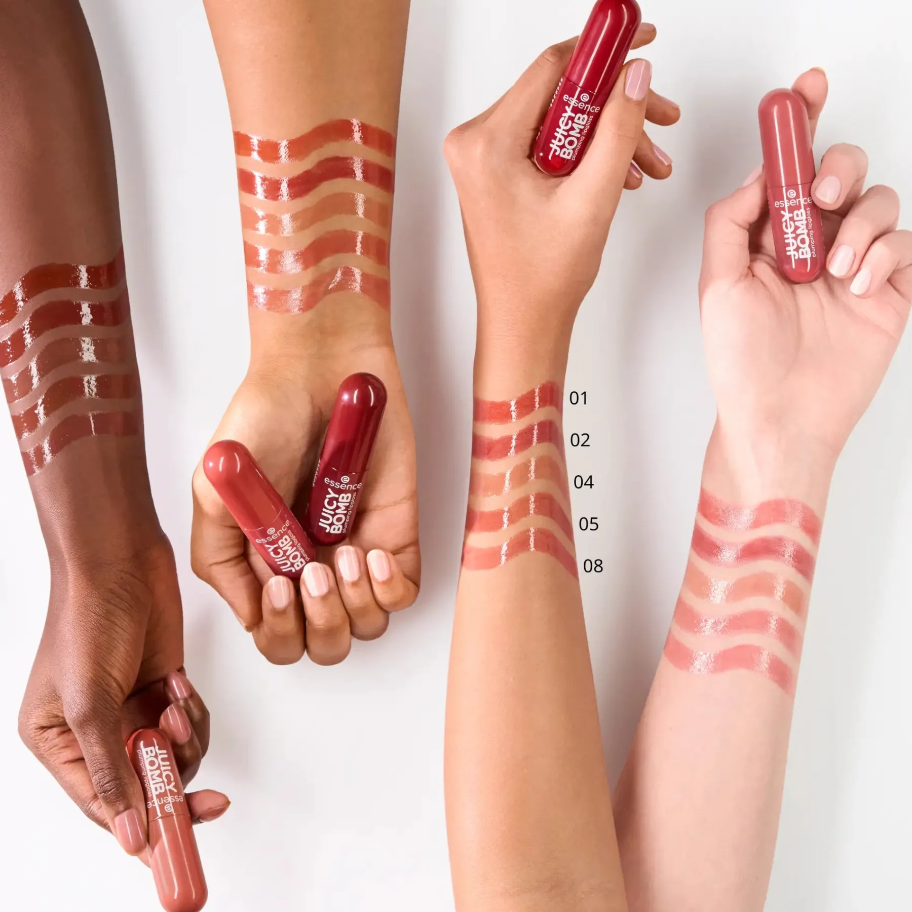 Clearance Juicy Bomb Plumping Lipgloss 08 Pure Raspberry Lipgloss|Veganer Lip Plumper