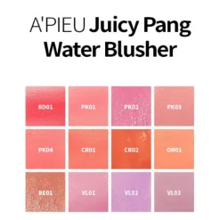 New Juicy Pang Water Blusher CR01 Peach Rouge|Korean Makeup