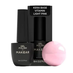 Hot Kera Base Vitamin Light Pink 3. Base Coats|Gel Nagellack Basis- Und Decklacke