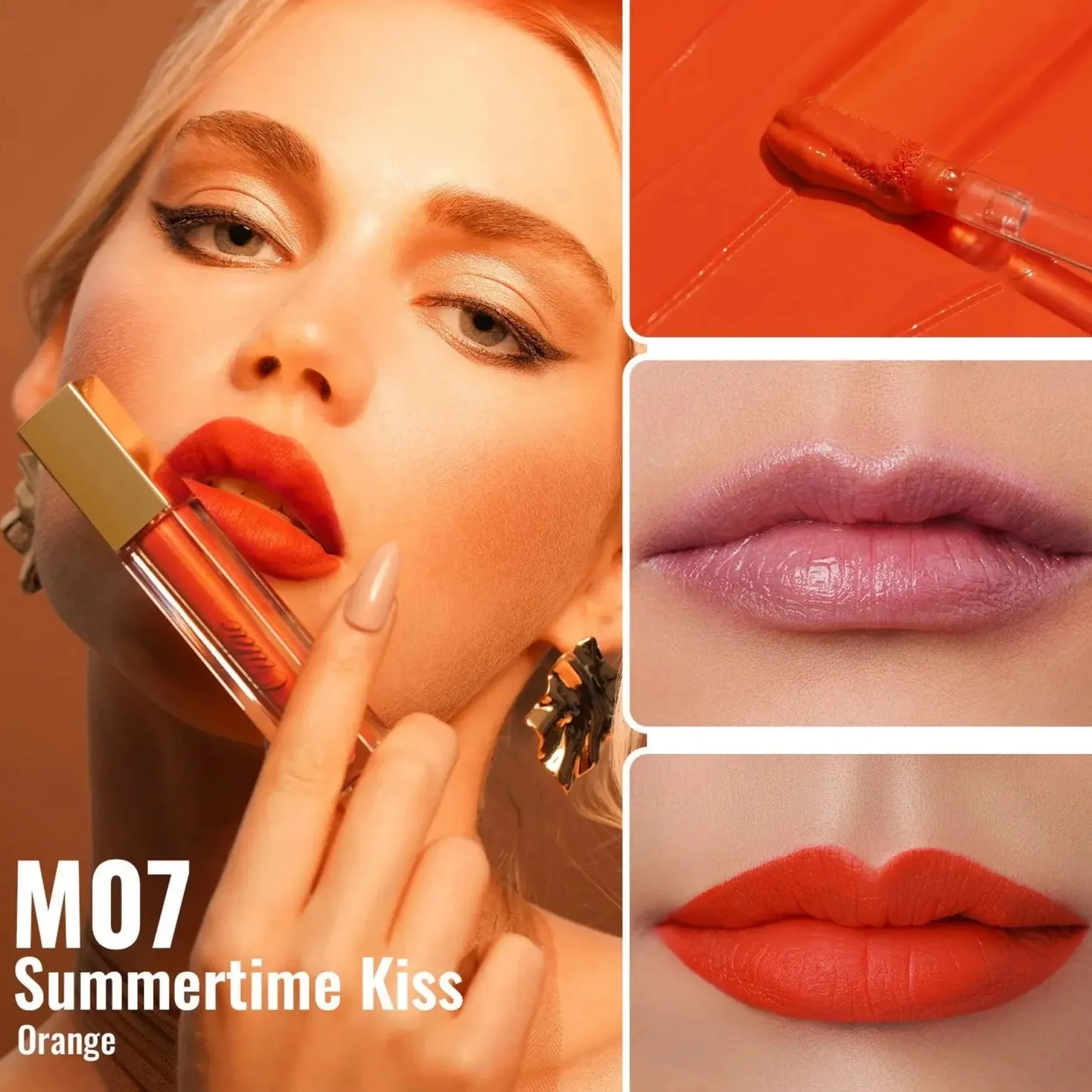 Outlet Kissproof Liquid Matte M07 Summertime Kiss Lippenstift|Veganer Lippenstifte
