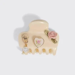 Pop Charms & Cloud Clip Set Pearlized Cream Haarpflege-Routinen & Sets|Haarspangen & -Clips