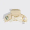 Best Pop Charms & Curved Claw Clip Set Pearlized Cream Haarpflege-Routinen & Sets|Haarspangen & -Clips