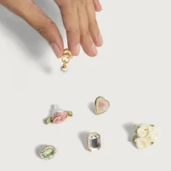 pop Charms 6pc Set Vintage Ivory Haarpflege-Routinen & Sets|Haarspangen & -Clips
