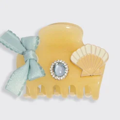 New pop Cloud Clip 7pc Set Coastal Cottage Butter Yellow Haarpflege-Routinen & Sets|Haarspangen & -Clips
