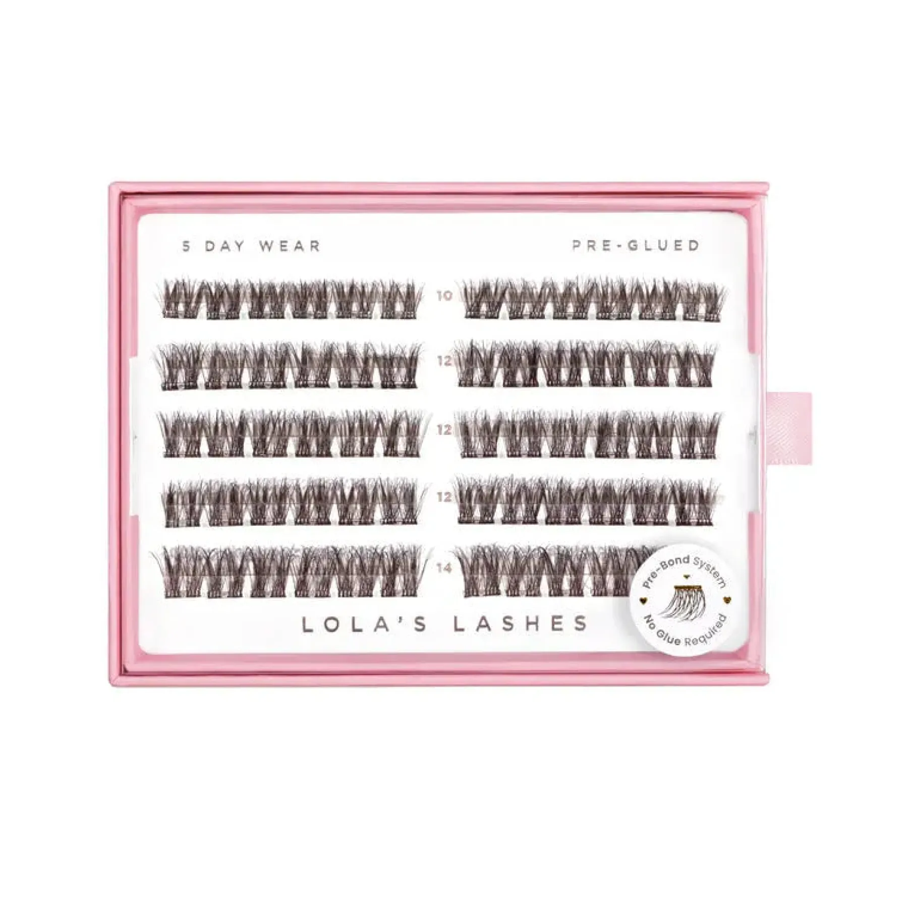 Discount Light Cocoa Pre Glued Lashes Künstliche Wimpern