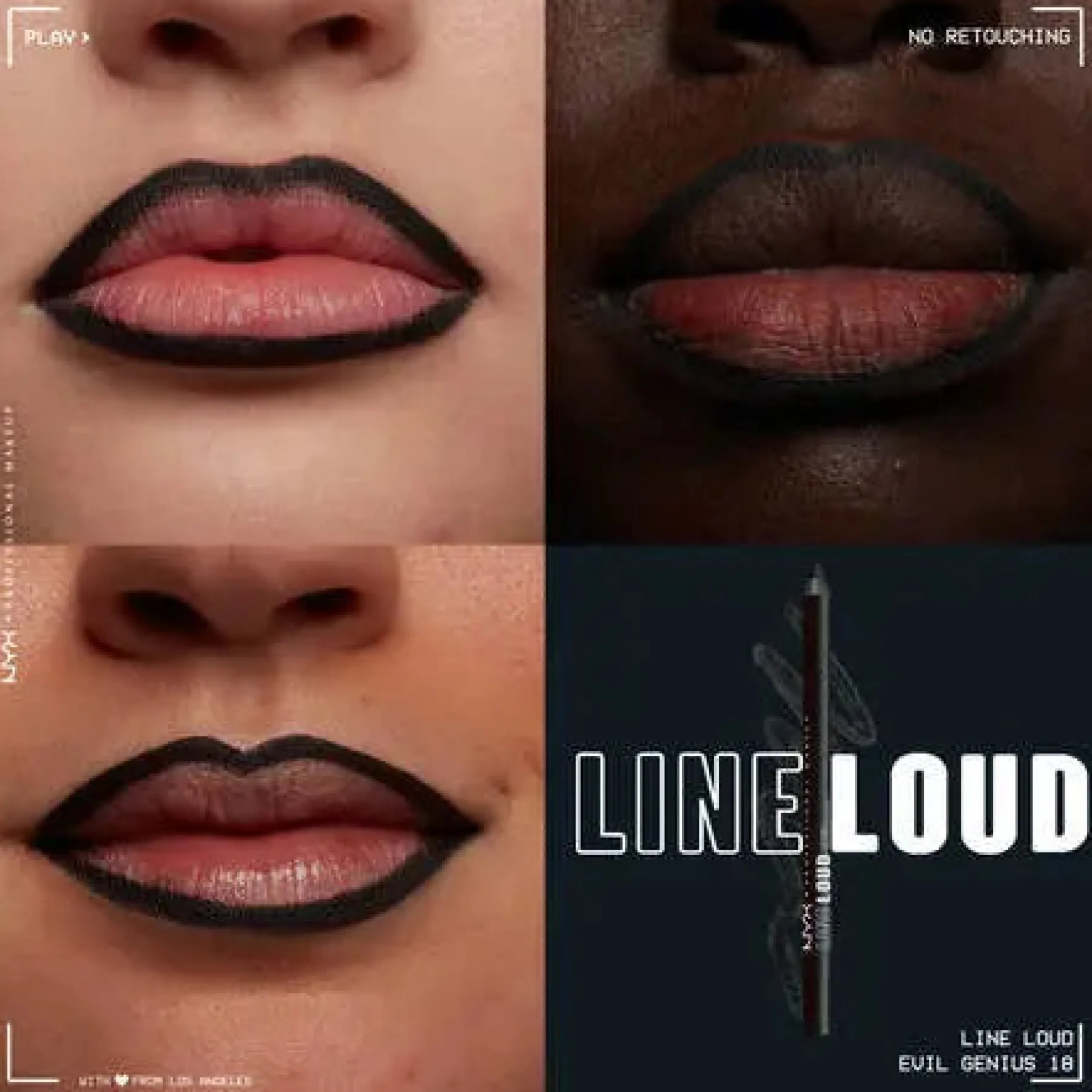 Clearance Line Loud Lip Liner Evil Genius Lippen Konturenstift