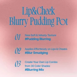 Best Lip & Cheek Blurry Pudding Pot RS05 Film Lippenstift|Korean Makeup