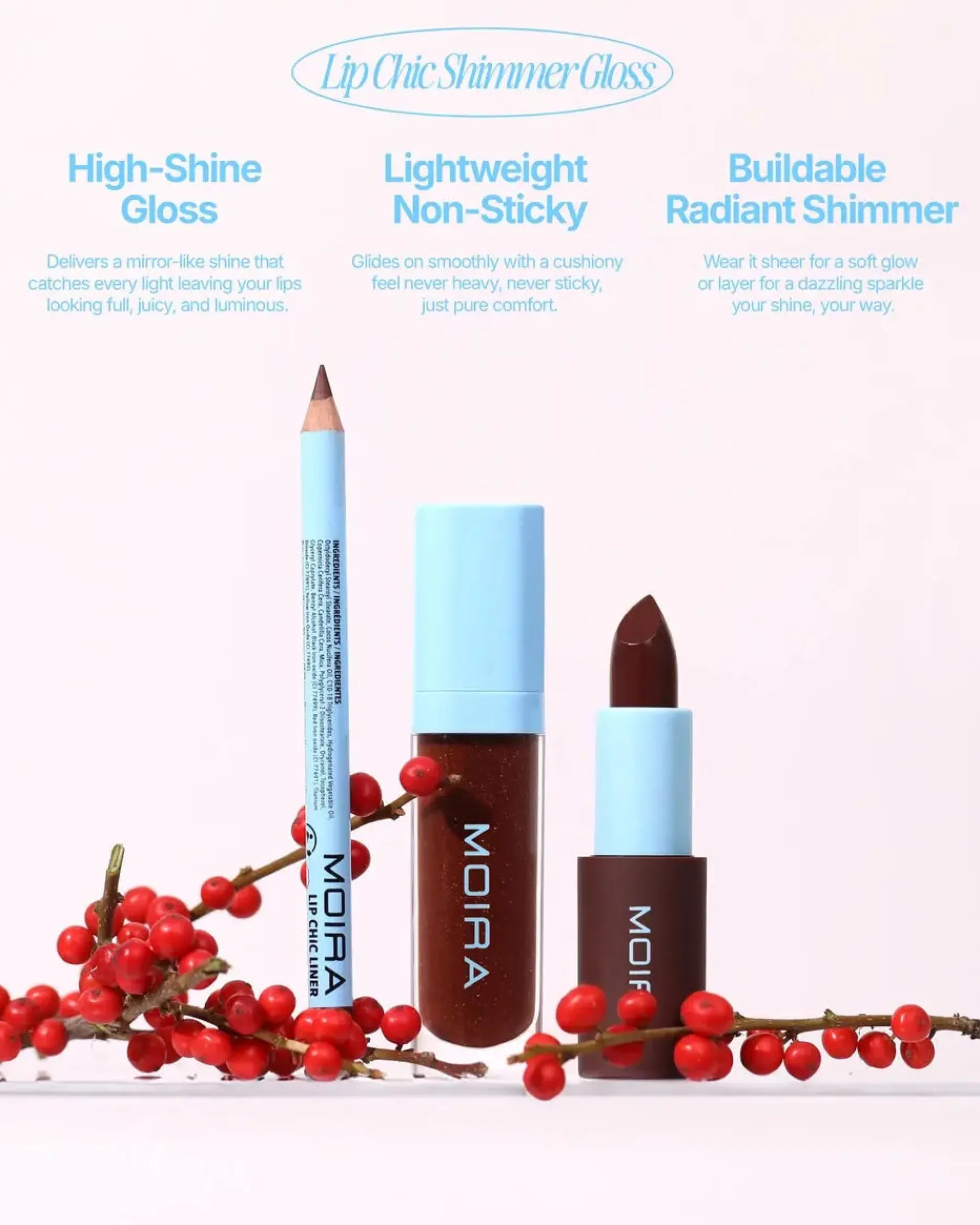 New Lip Chic Shimmer Gloss 005 Sassy Lipgloss|Veganer Lipgloss