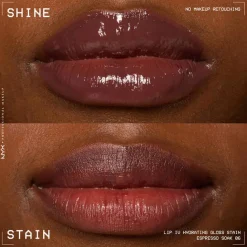 New Lip IV Hydrating Lip Gloss Espresso Soak Lipgloss|Lip Stain