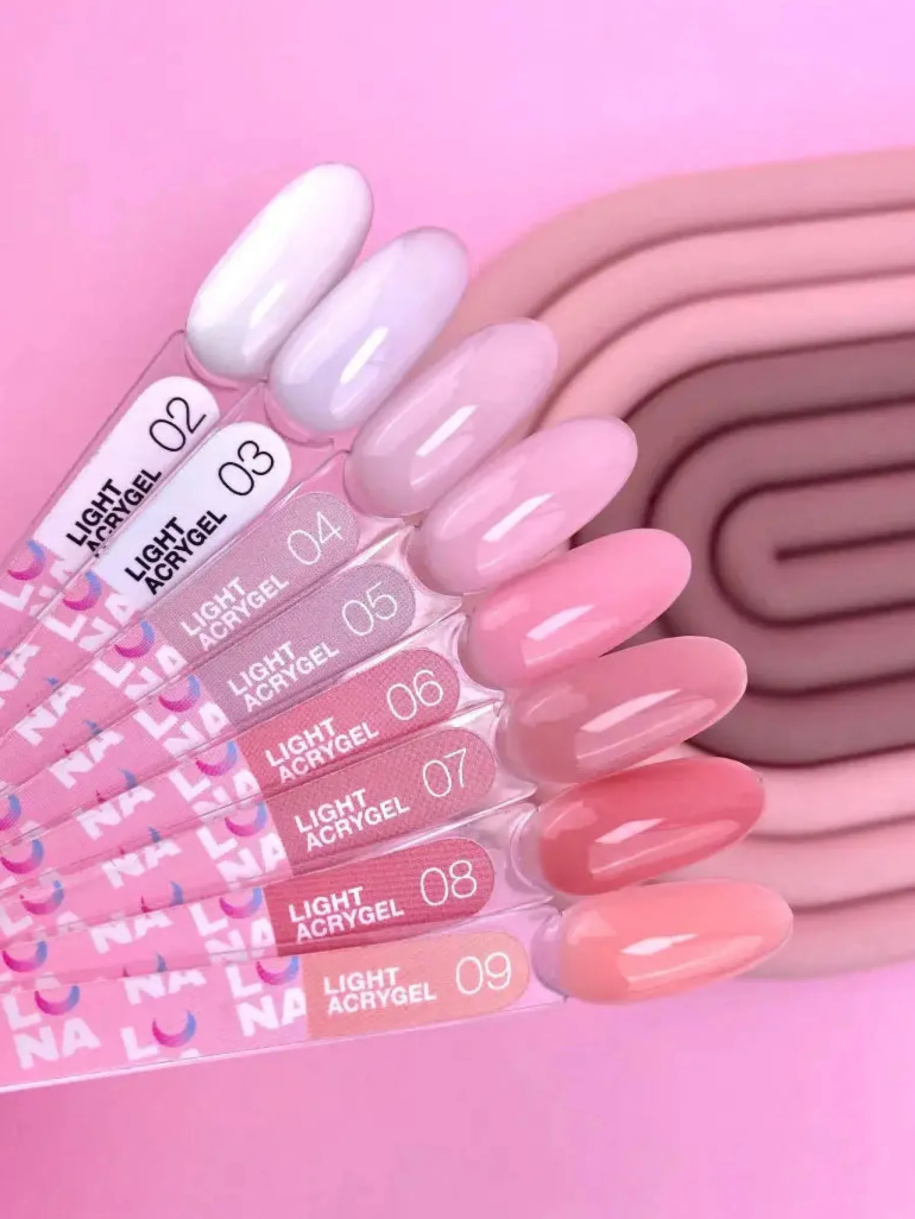 Liquid Light Acrygel #3 4. Builder Gels