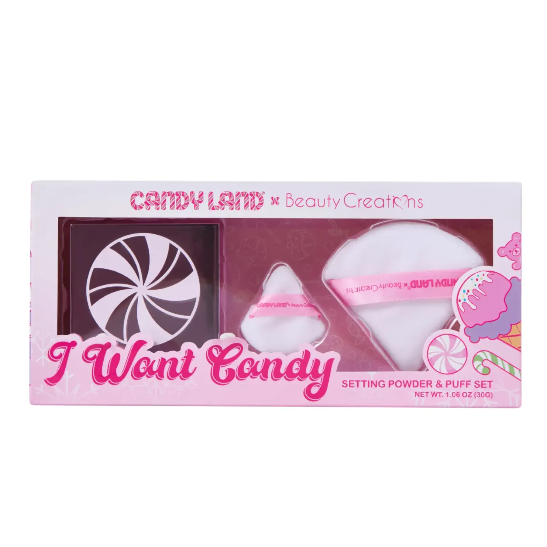 Sale Loose Powder & Puff Set I Want Candy Makeup Sets