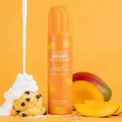 New Lucky Mango Ice Cream Whipped Shower Foam Vegan Pflege|Scent Layering Vanilla