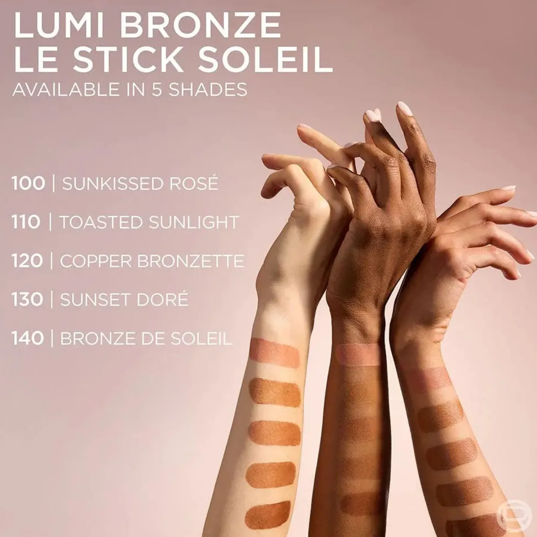 New Lumi Bronze Le Stick Soleil Bronzer 110 Toasted Sunlight Bronzer