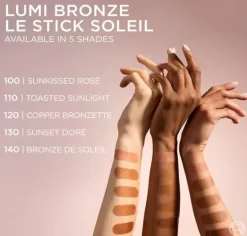 Clearance Lumi Bronze Le Stick Soleil Bronzer 100 Sunkissed Rose Bronzer