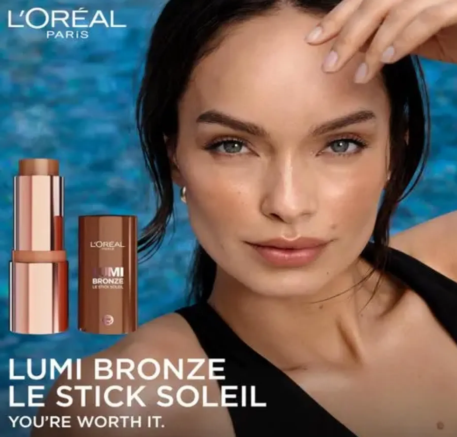 Clearance Lumi Bronze Le Stick Soleil Bronzer 100 Sunkissed Rose Bronzer