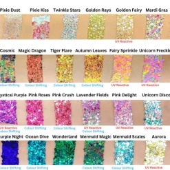 Outlet Magic Sparkles Colour Shifting Glitter Cream Palette Lidschatten|Vegane Lidschatten