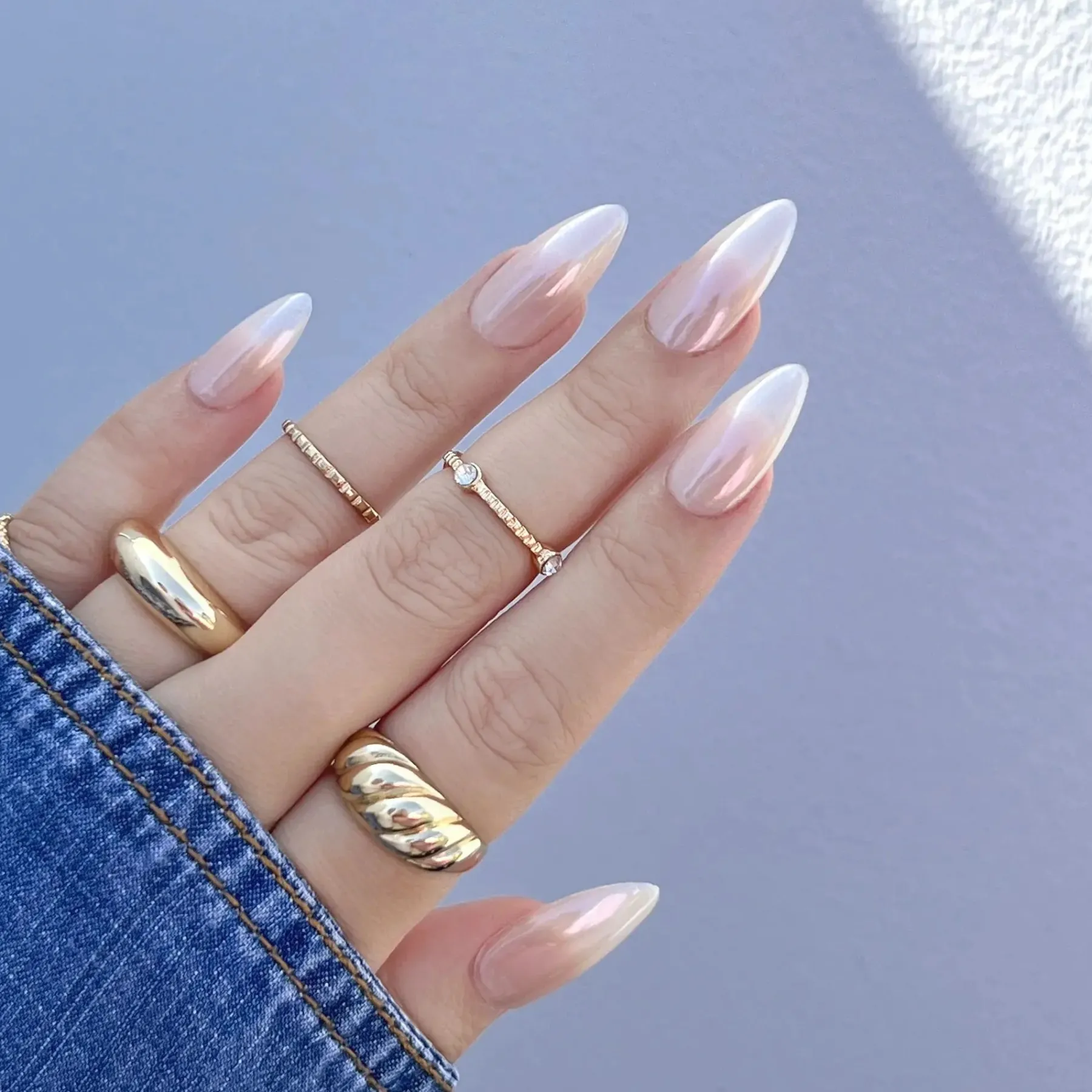 Magic White Chrome Powder Nagelkunst