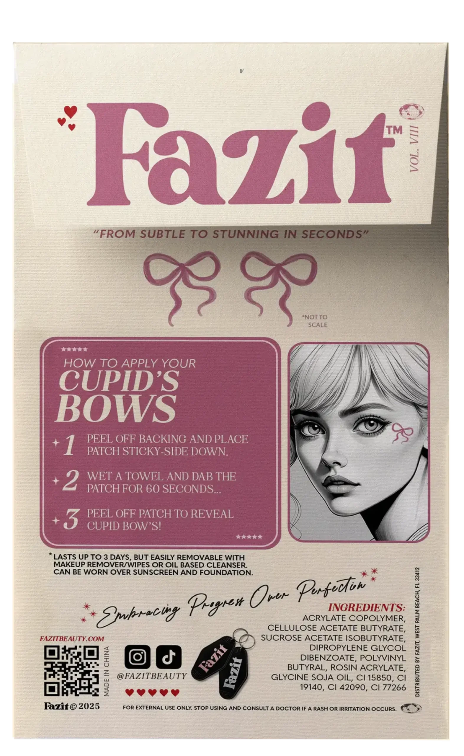 Discount Make Up Patches Cupid's Bows Limited Edition Face Jewels