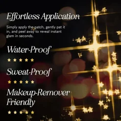 Hot Make Up Patches Gold Glitter Freckles Face Jewels
