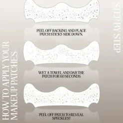 Online Makeup Patches Orange Spirit Speckles Face Jewels