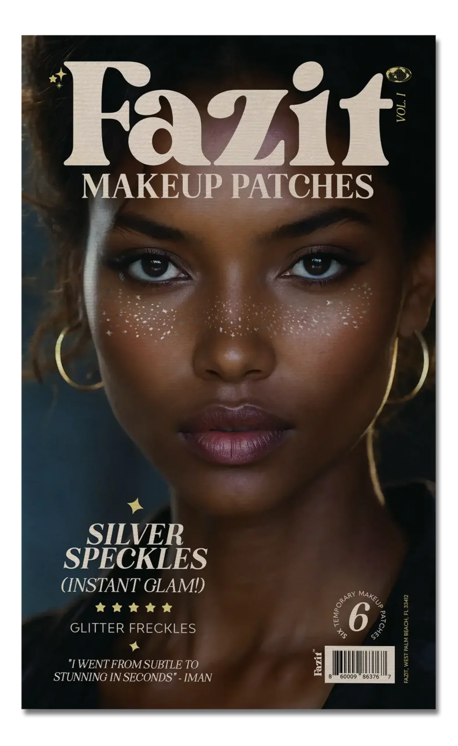 Best Make Up Patches Silver Glitter Freckles Face Jewels