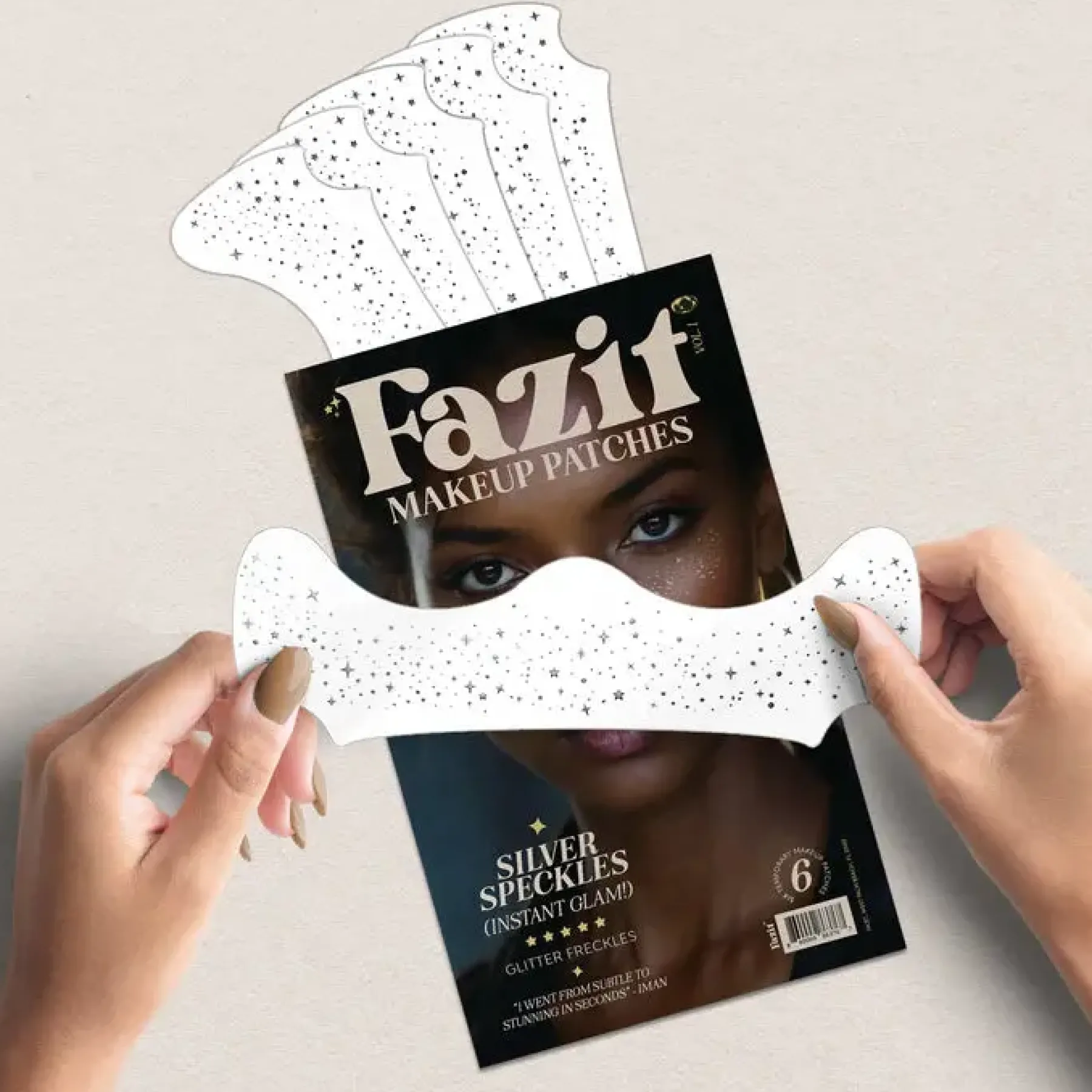 Best Make Up Patches Silver Glitter Freckles Face Jewels