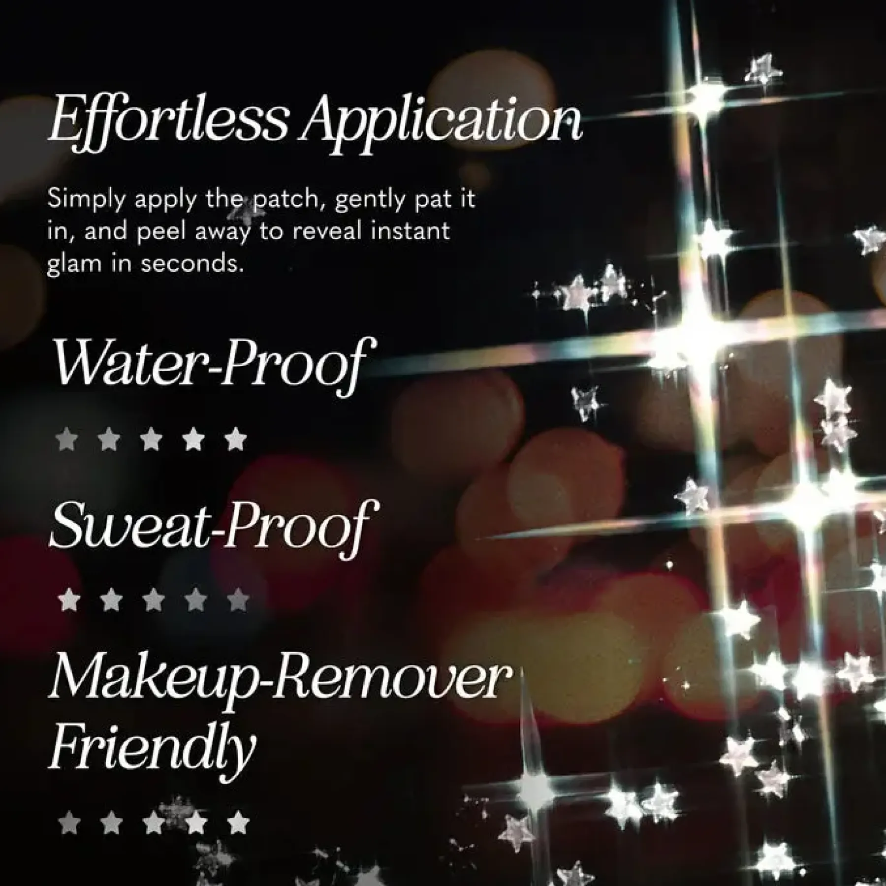 Best Make Up Patches Silver Glitter Freckles Face Jewels