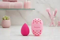 Hot Makeup Sponge Hot Pink + Case Set Makeup Sets|Tön Mehr