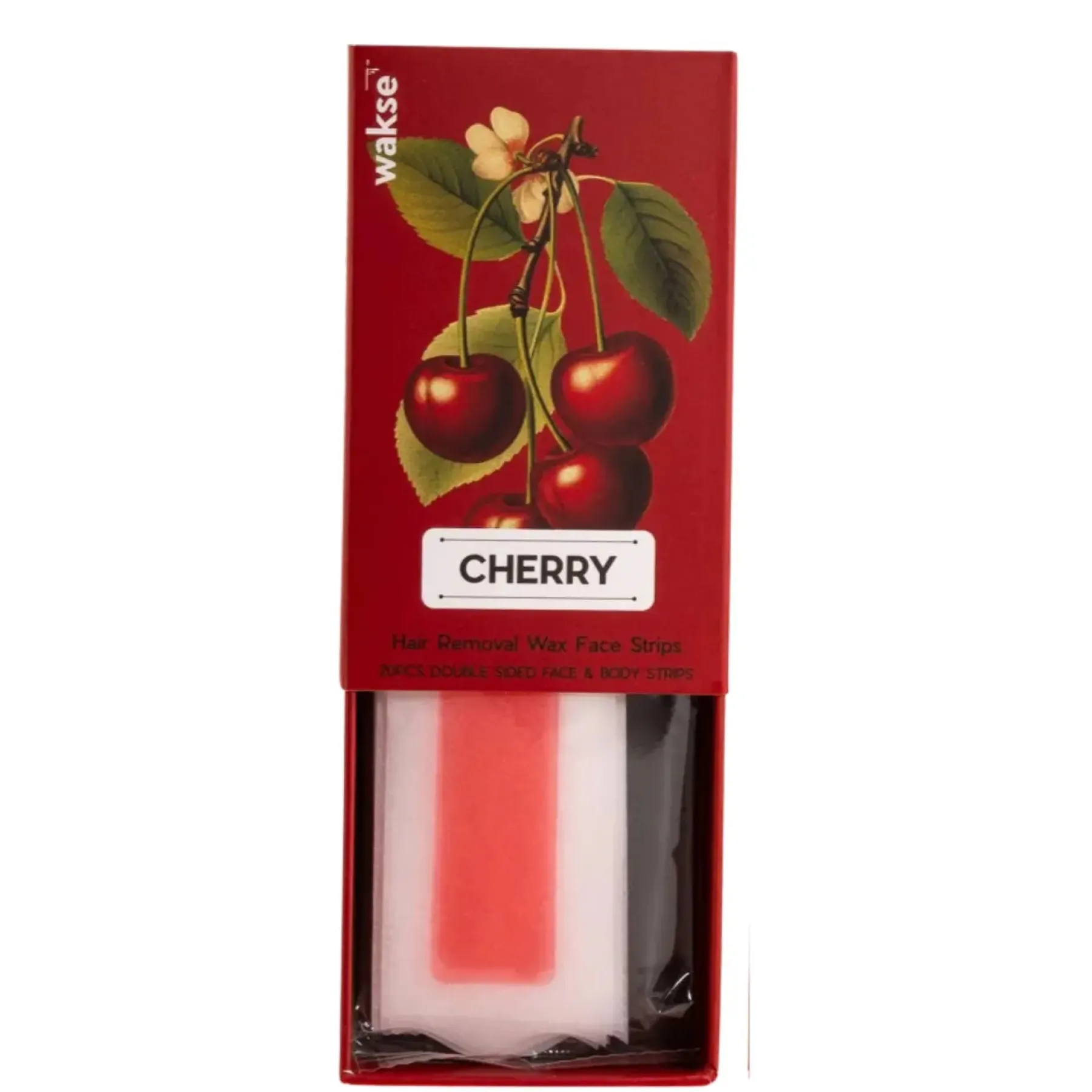 New Match Box Facial Wax Strips Cherry Vegan Pflege|Rasieren & Enthaarung