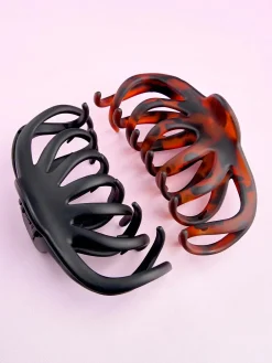 New Matte Octopus Claw Clips Set Haarpflege-Routinen & Sets|Haarspangen & -Clips
